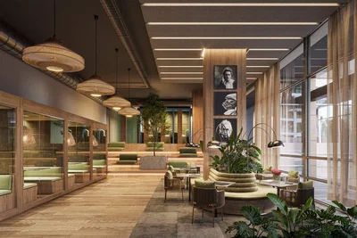 Comedor; luz natural, estilo moderno