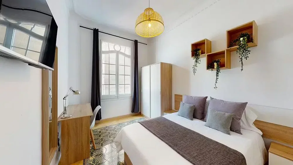 Schlafzimmer; tageslicht, moderner stil