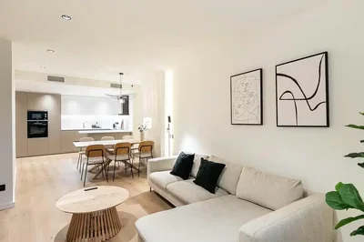 Wohnzimmer; tageslicht, moderner stil