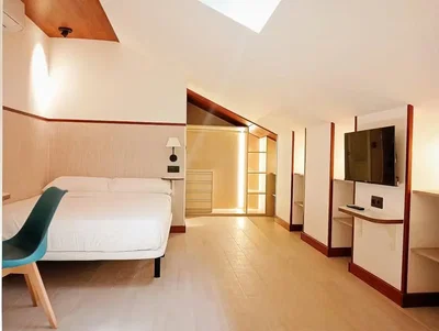 Chambre; lumière naturelle, style moderne