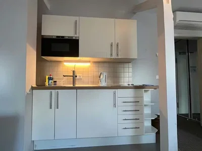 Kuhinja; kuhinjski aparati, renoviran, prirodno svjetlo, moderni stil
