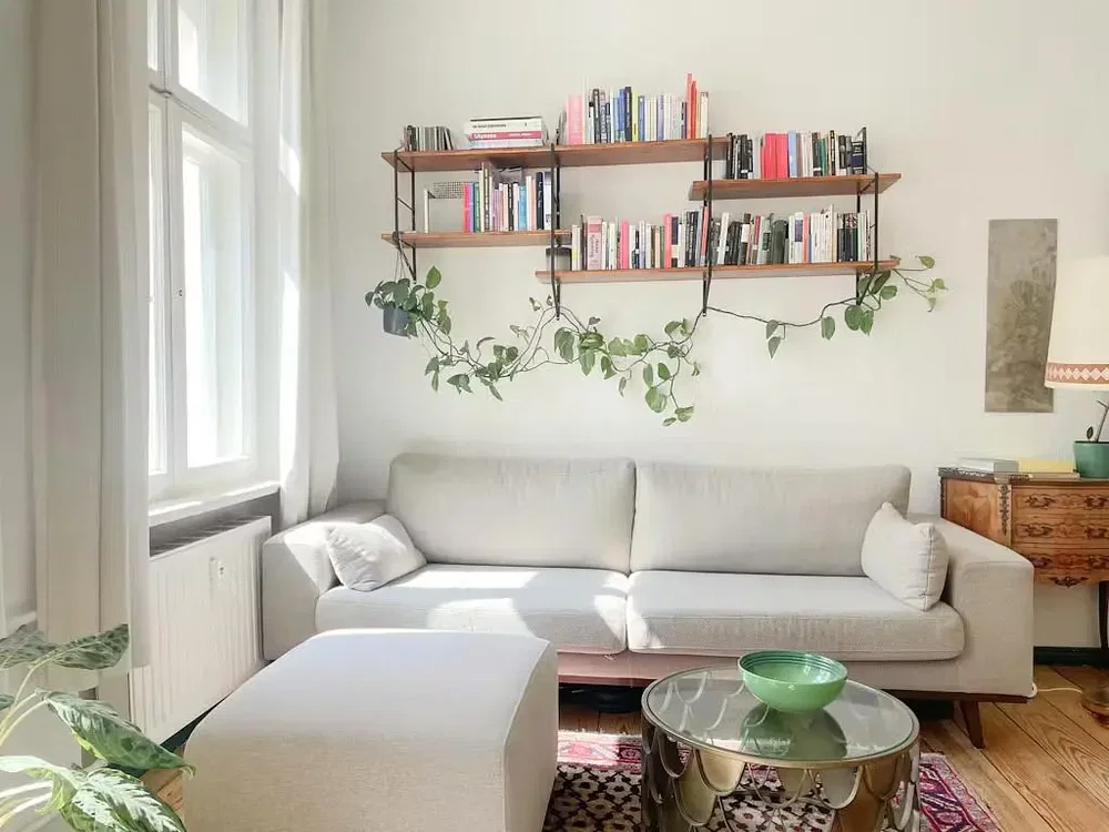 Soggiorno; luce naturale, stile moderno