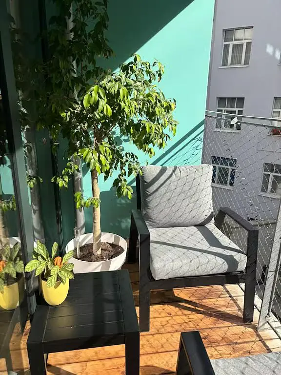 Balcone; luce naturale