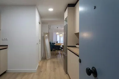 Mutfak; doğal ışık, modern stil