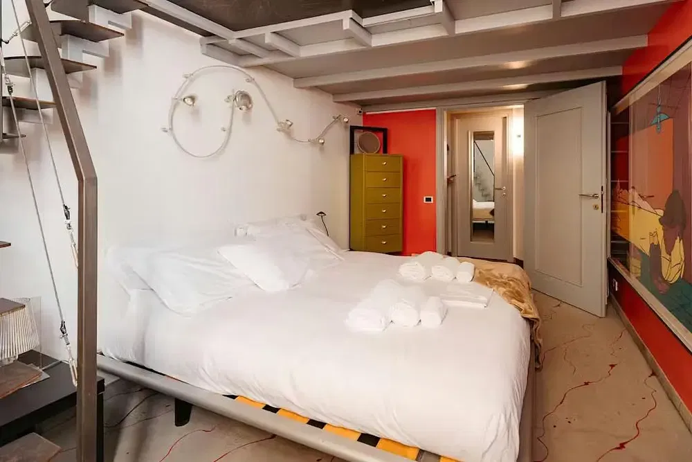 Schlafzimmer; tageslicht, moderner stil