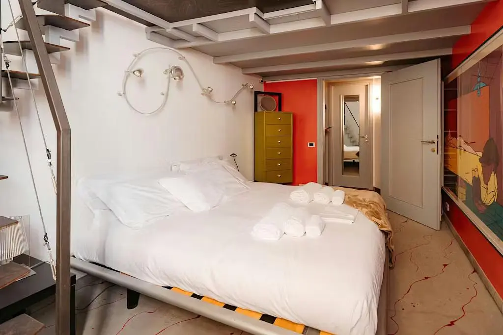 Schlafzimmer; tageslicht, moderner stil