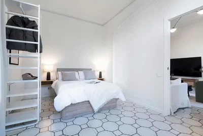 Schlafzimmer; tageslicht, moderner stil