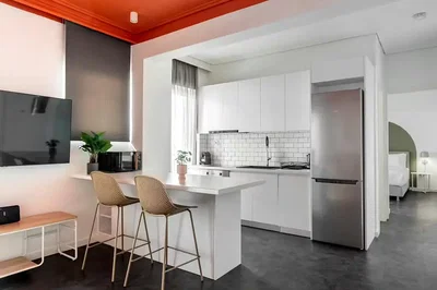 Cuisine; style moderne, lumière naturelle