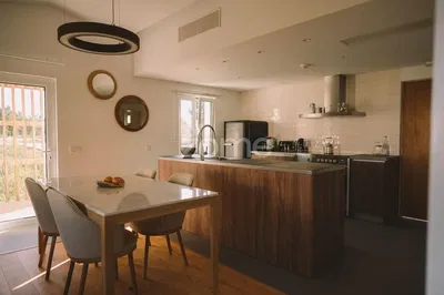 Küche; küchengeräte, tageslicht, moderner stil