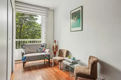 Soggiorno; vista, luce naturale, stile moderno