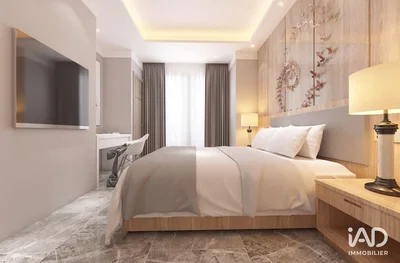 Dormitorio; estilo moderno, luz natural