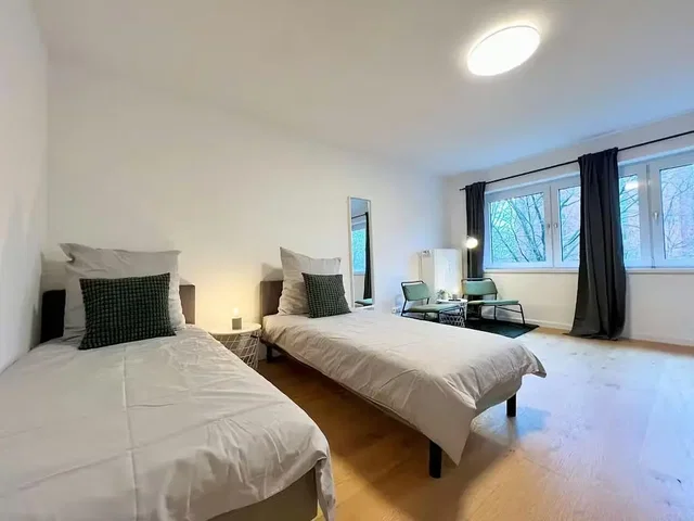 Dormitorio; luz natural, estilo moderno