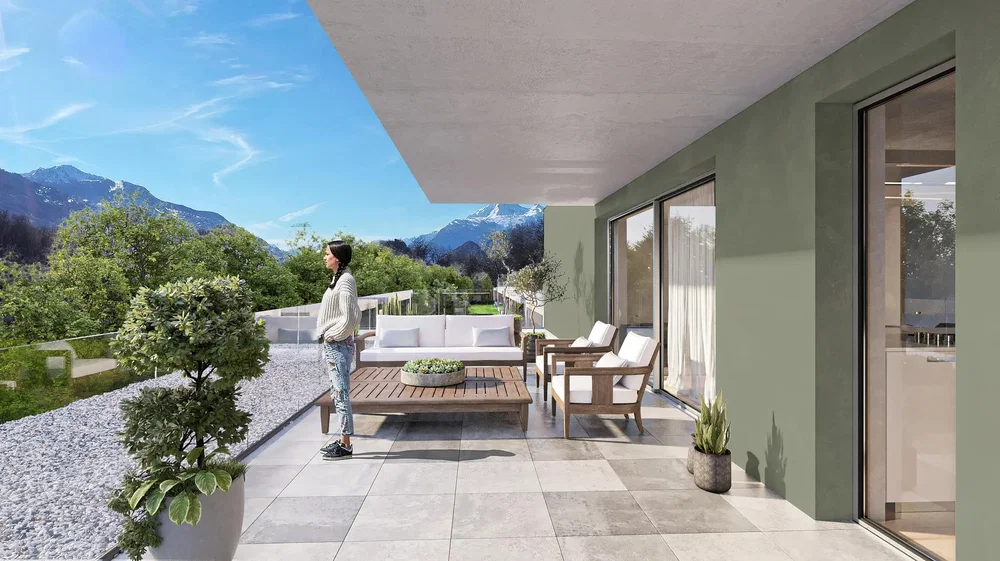 Terrasse; blick, tageslicht