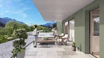 Terrasse; blick, tageslicht