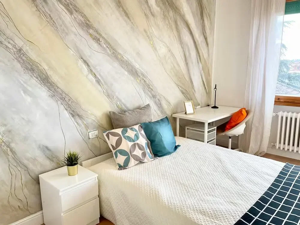 Schlafzimmer; tageslicht, moderner stil