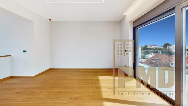 Living room; view, wood floor, natural light