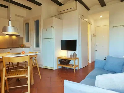 Wohnzimmer; küchengeräte, tageslicht, moderner stil
