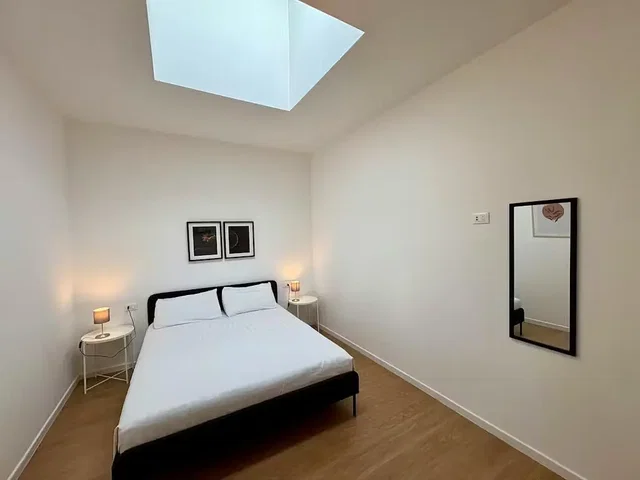 Schlafzimmer; tageslicht, moderner stil