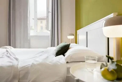 Schlafzimmer; tageslicht, moderner stil