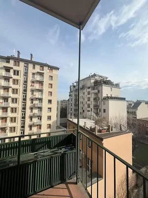 Balkon; blick, fliesenboden