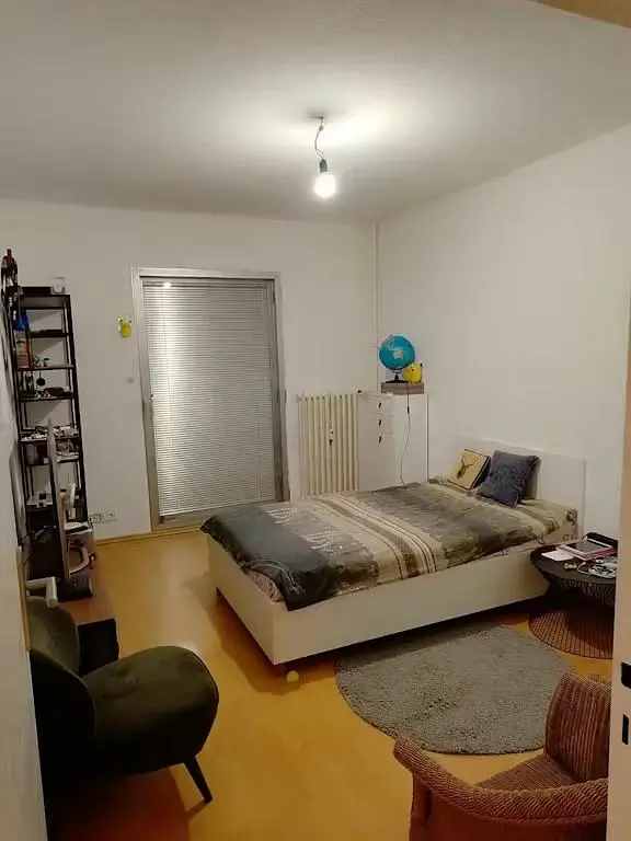Schlafzimmer; tageslicht, moderner stil