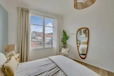 Schlafzimmer; blick, tageslicht