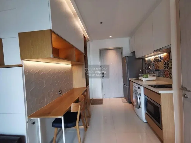 Kitchen; kitchen appliances, tile floor, renovated, natural light
