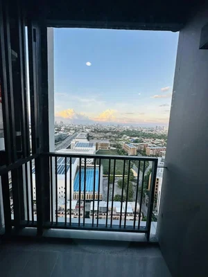 Balcon; vue, carrelage