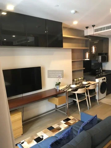 Living room; kitchen appliances, natural light, modern style