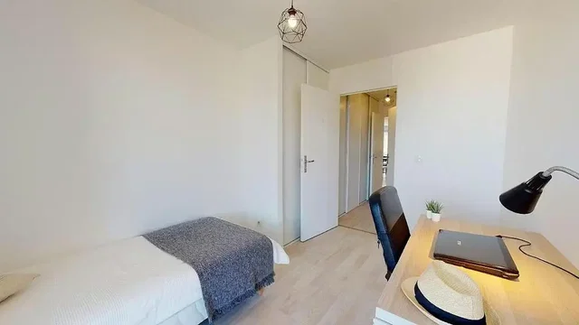 Bedroom; natural light, wood floor