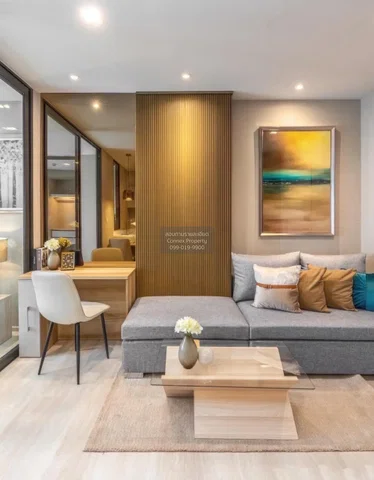 Living room; modern style, natural light, renovated