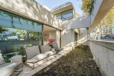 Terrasse; blick, tageslicht, moderner stil