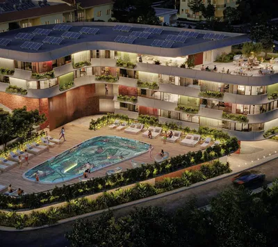 Haus und umgebung; blick, tageslicht