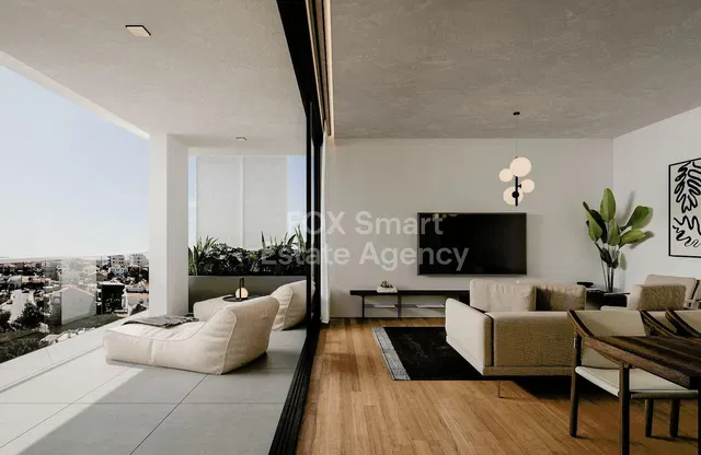 Wohnzimmer; blick, holzboden, moderner stil, tageslicht