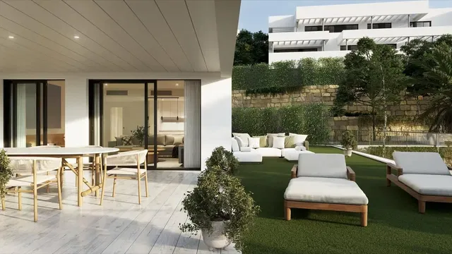 Terrazza; vista, luce naturale, stile moderno