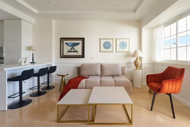 Living room; natural light, modern style