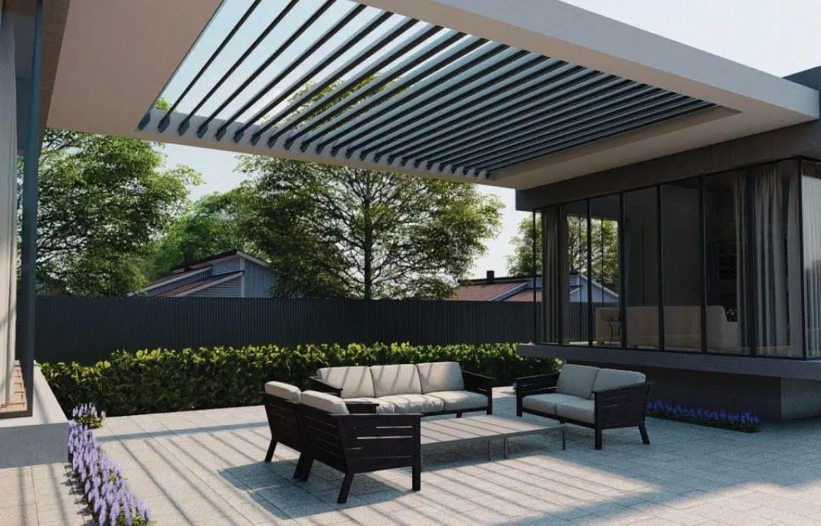 Terrasse; tageslicht, moderner stil