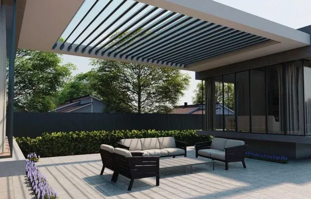 Taras; światło dzienne, styl nowoczesny