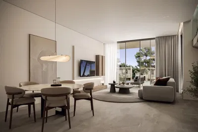 Oturma odası; manzara, doğal ışık, modern stil