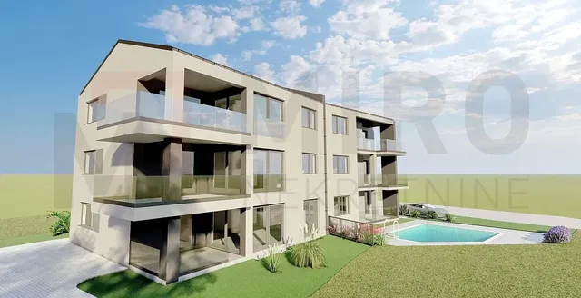 Casa e arredores; vista