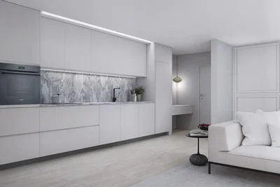 Küche; küchengeräte, moderner stil, tageslicht, renoviert