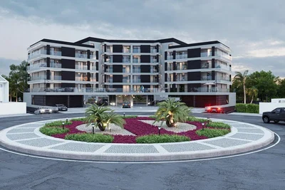 Dům a okolí; výhled