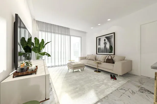 Living room; natural light, modern style