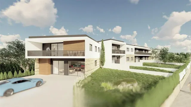 Maison et environs; vue