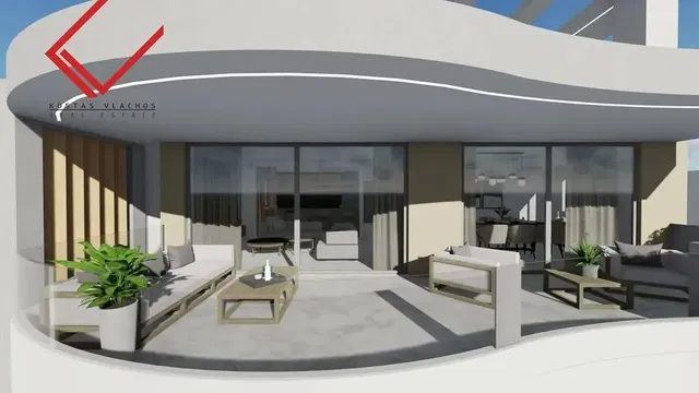 Terrazza; vista, stile moderno