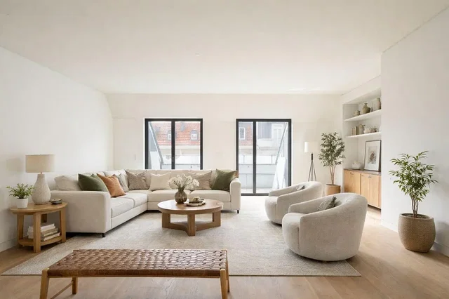 غرفة معيشة; ضوء طبيعي, أسلوب عصري