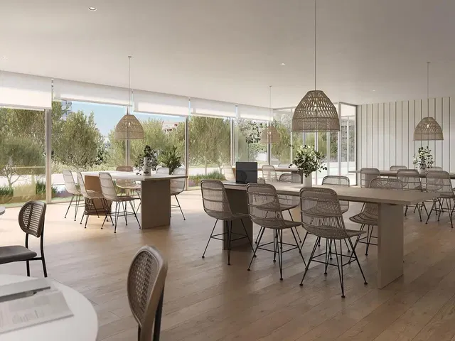 Dining room; view, natural light