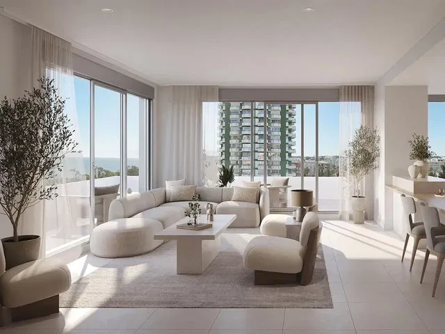 Living room; view, natural light, modern style