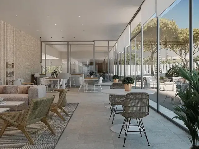 Living room; view, natural light, modern style