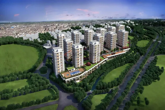 Къща и околности; гледка